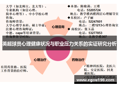 英超球员心理健康状况与职业压力关系的实证研究分析